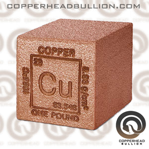 1 Pound Copper Cube - Element Design